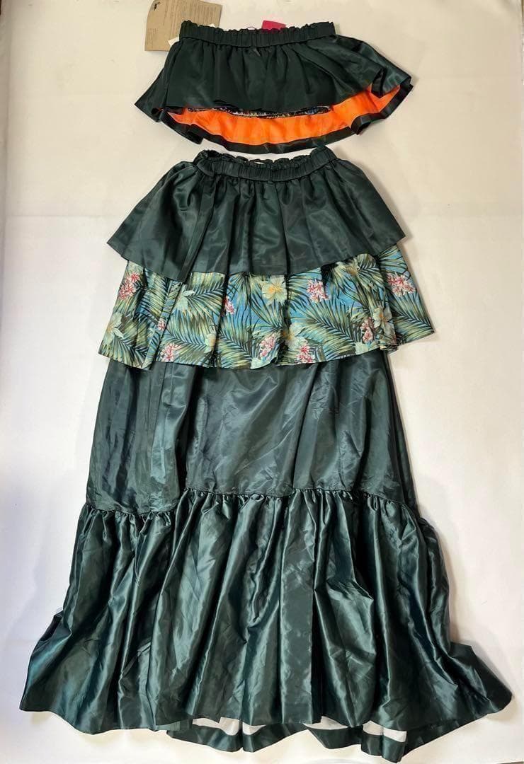 未使用　ザセントール　日本未入荷　ドレス　フラワーモチーフ　花柄　フラダンス