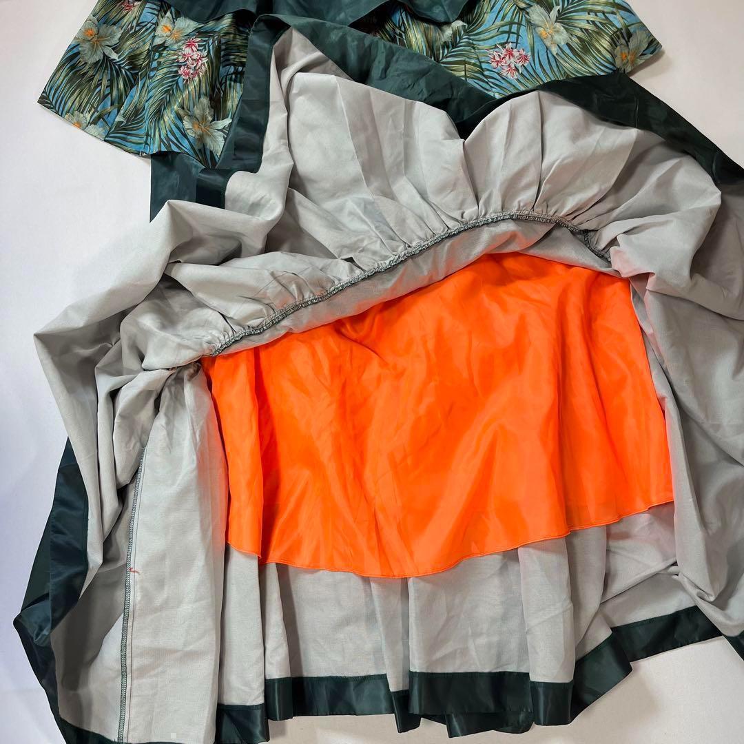 未使用　ザセントール　日本未入荷　ドレス　フラワーモチーフ　花柄　フラダンス