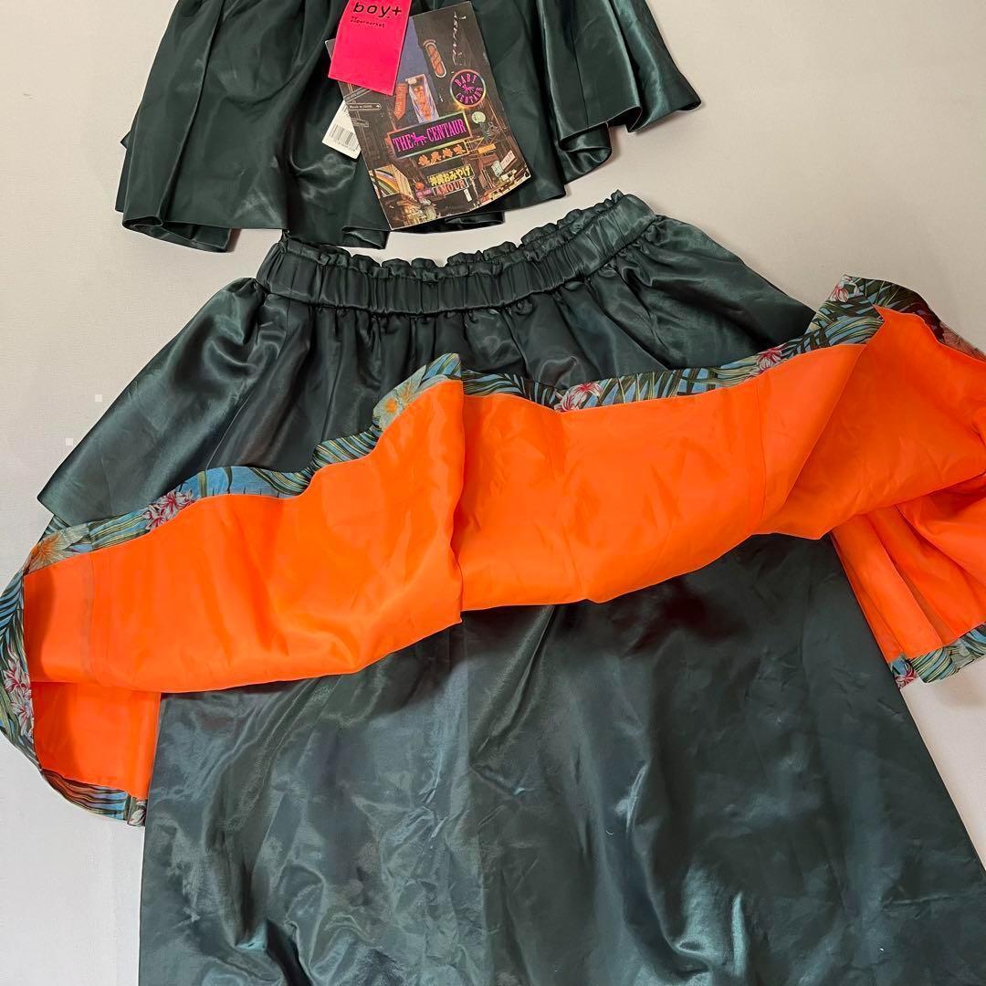 未使用　ザセントール　日本未入荷　ドレス　フラワーモチーフ　花柄　フラダンス