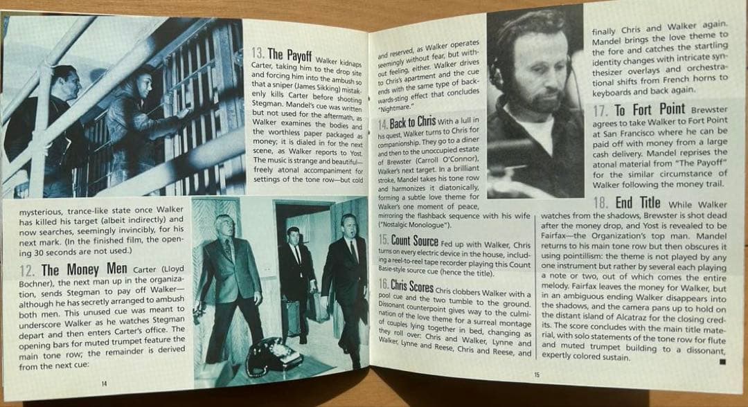 殺しの分け前／ポイント・ブランク　＆　組織　サウンドトラック　CD