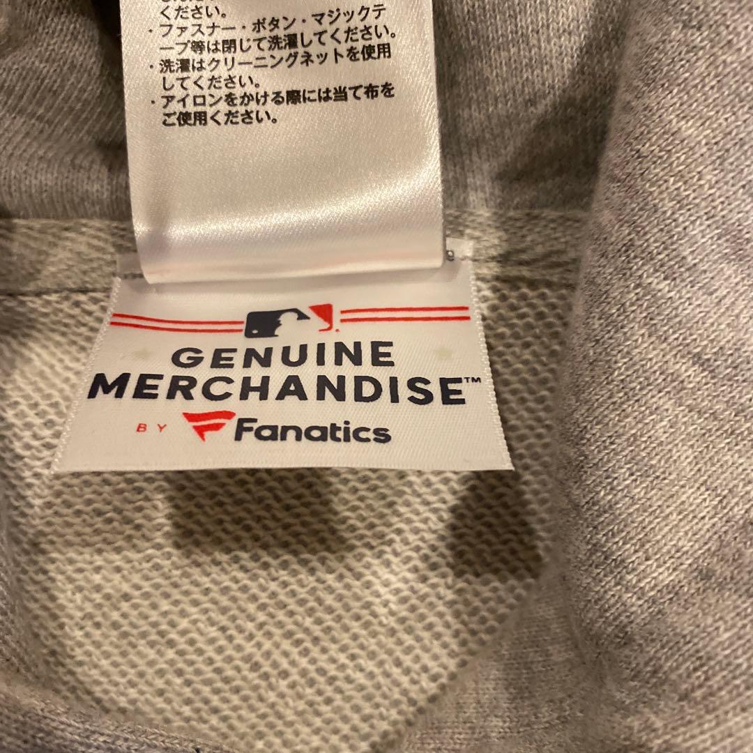 ドジャース ワールドシリーズ 2024優勝記念ロッカールームパーカー グレー