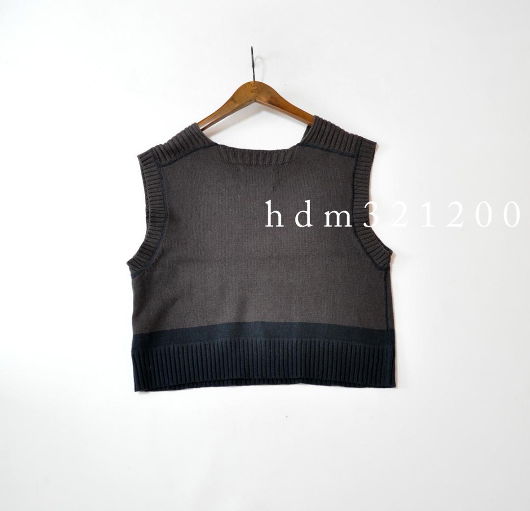 MHL マーガレットハウエル COTTON LINEN SLUB ニットベスト