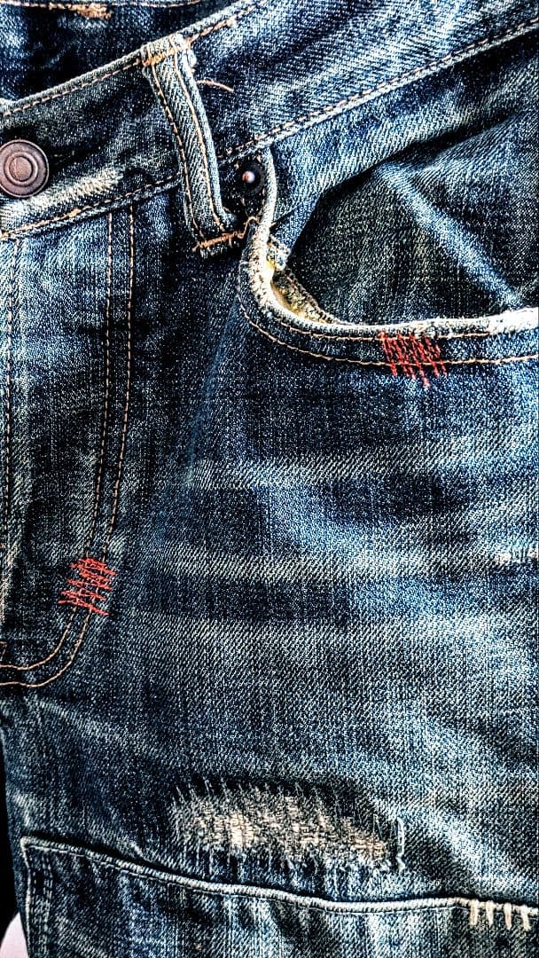 天下無敵の刺し子ジーンズ！ オステアジャパン衣のパッチワークデニム