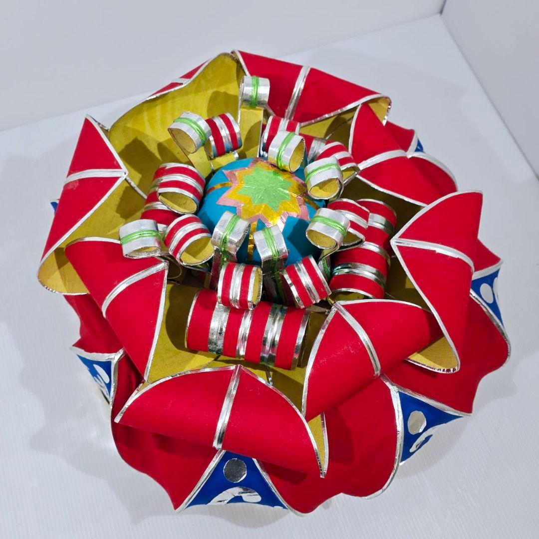 琉球花笠 舞踊 沖縄 琉球舞踊 花笠 36cm ③