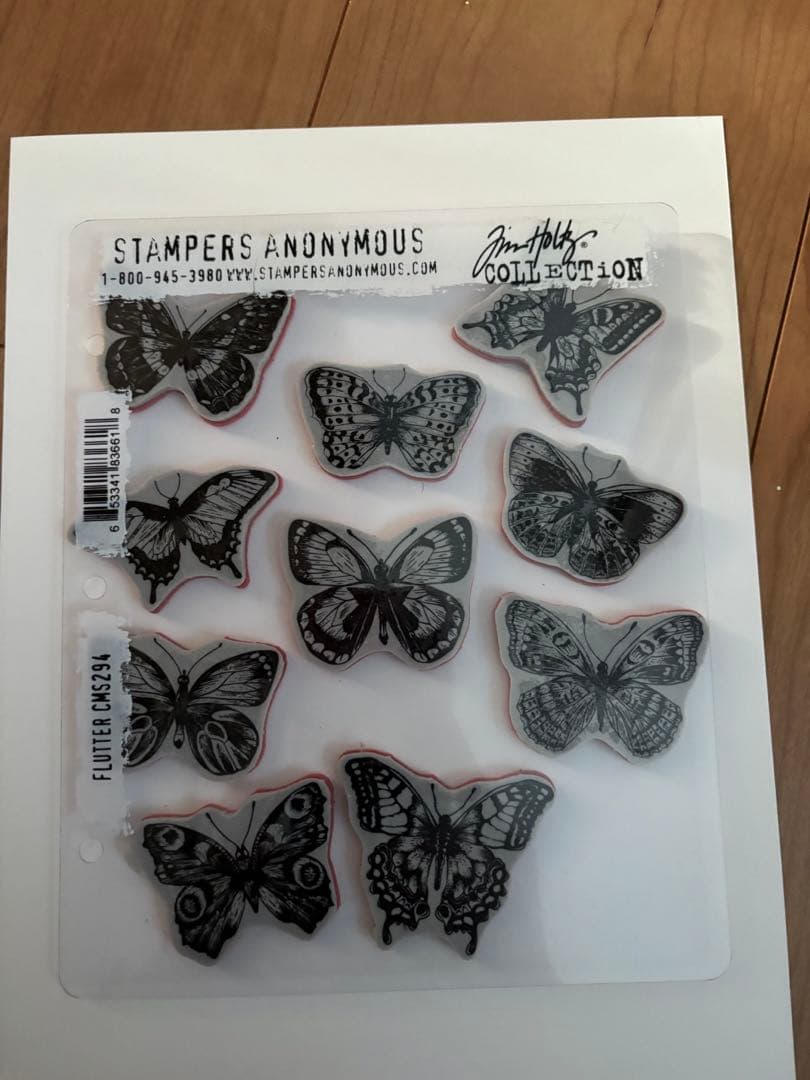ティムホルツクリングスタンプとダイ　バターフライ