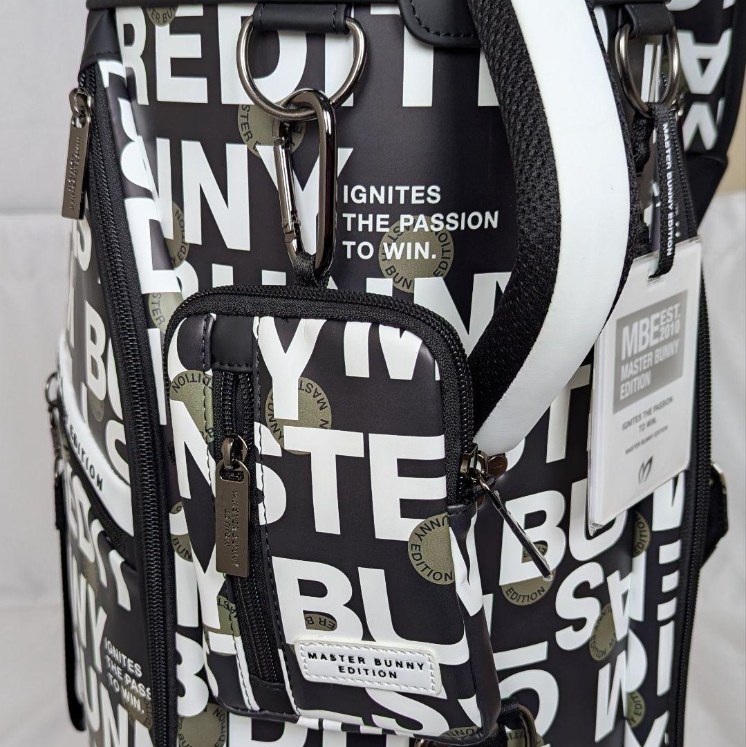 ★新品正規品最新作 PG/マスターバニー 総柄プリント 自立型キャディバッグ