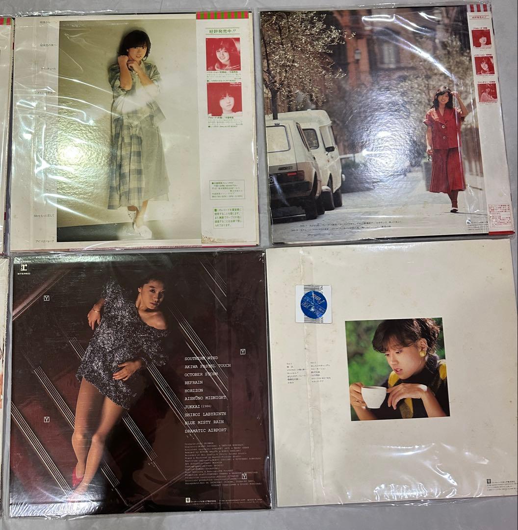 中森明菜 LP レコード アルバムコレクション 8枚セット まとめ売り