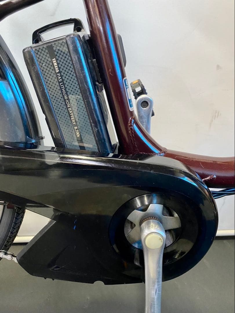 1年保証 送料無料　ヤマハ　パスナチュラ　26インチ　茶色　電動アシスト自転車