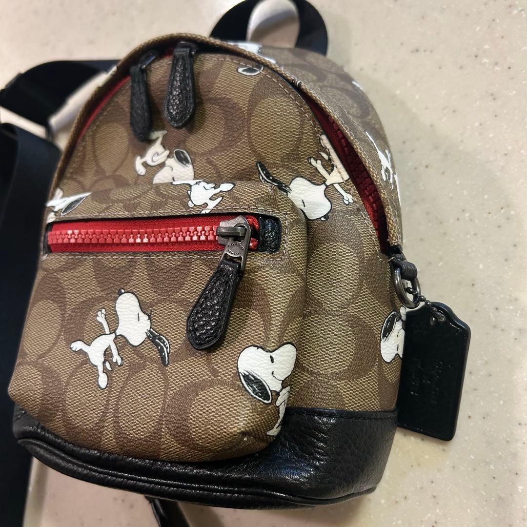 COACH × PEANUTS コーチ スヌーピー コラボ ボディバッグ