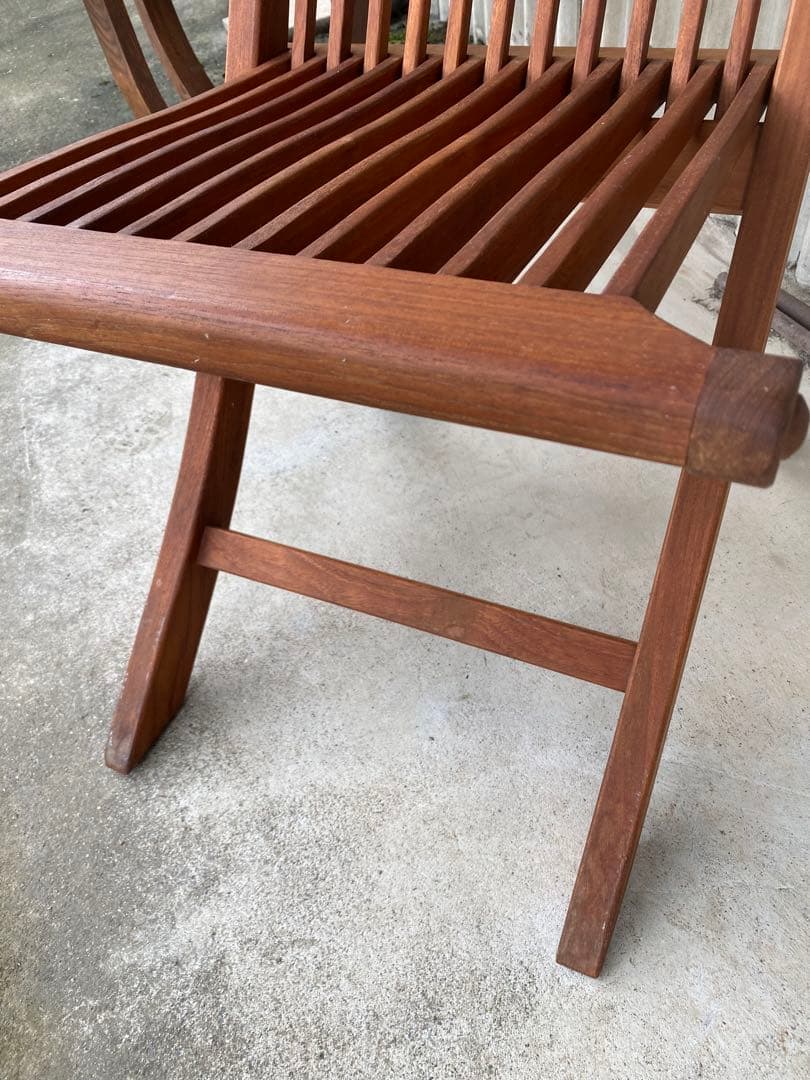 AVA 木製折りたたみチェア　椅子 フォールディングチェア テラスチェア