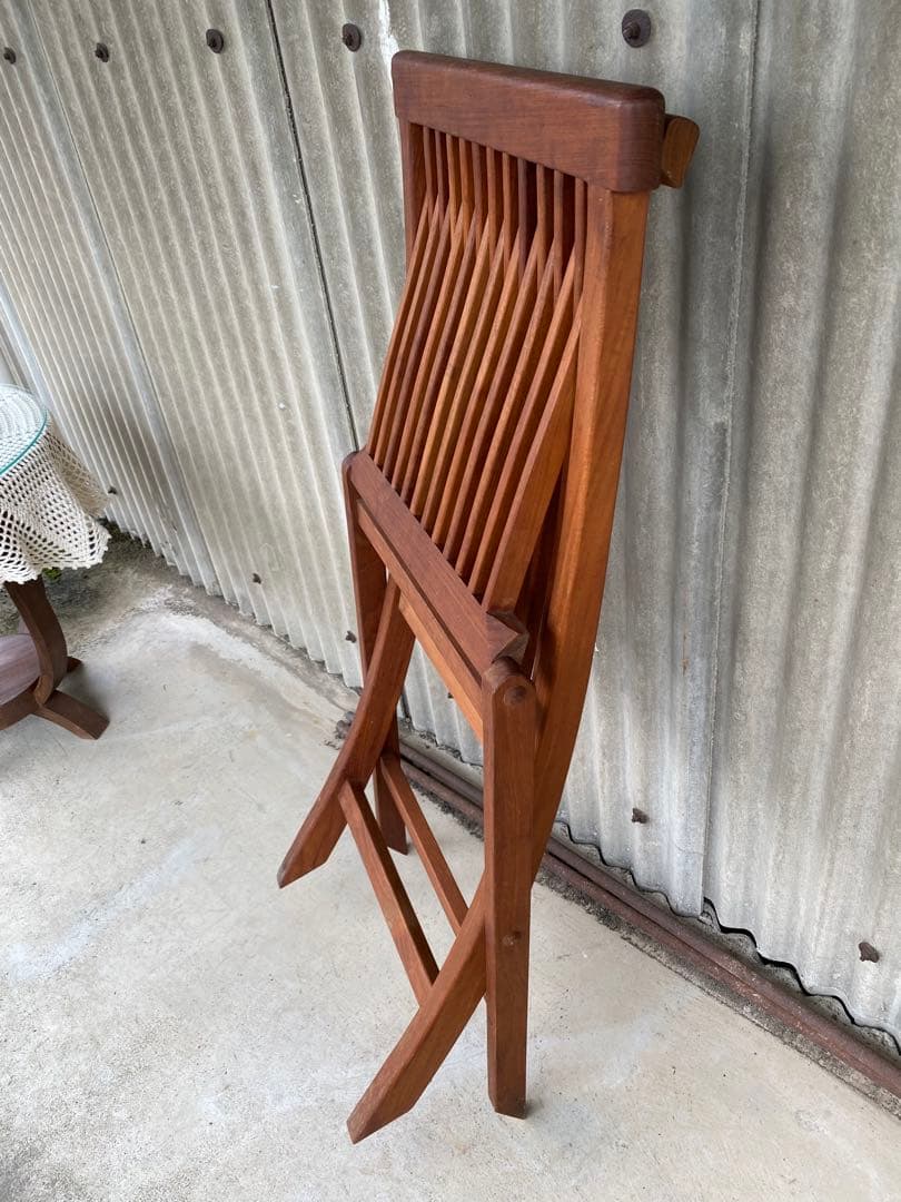 AVA 木製折りたたみチェア　椅子 フォールディングチェア テラスチェア