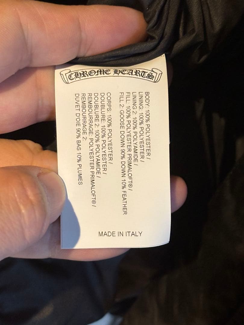 クロムハーツ　ダウンベスト Stiff V2 サイズL