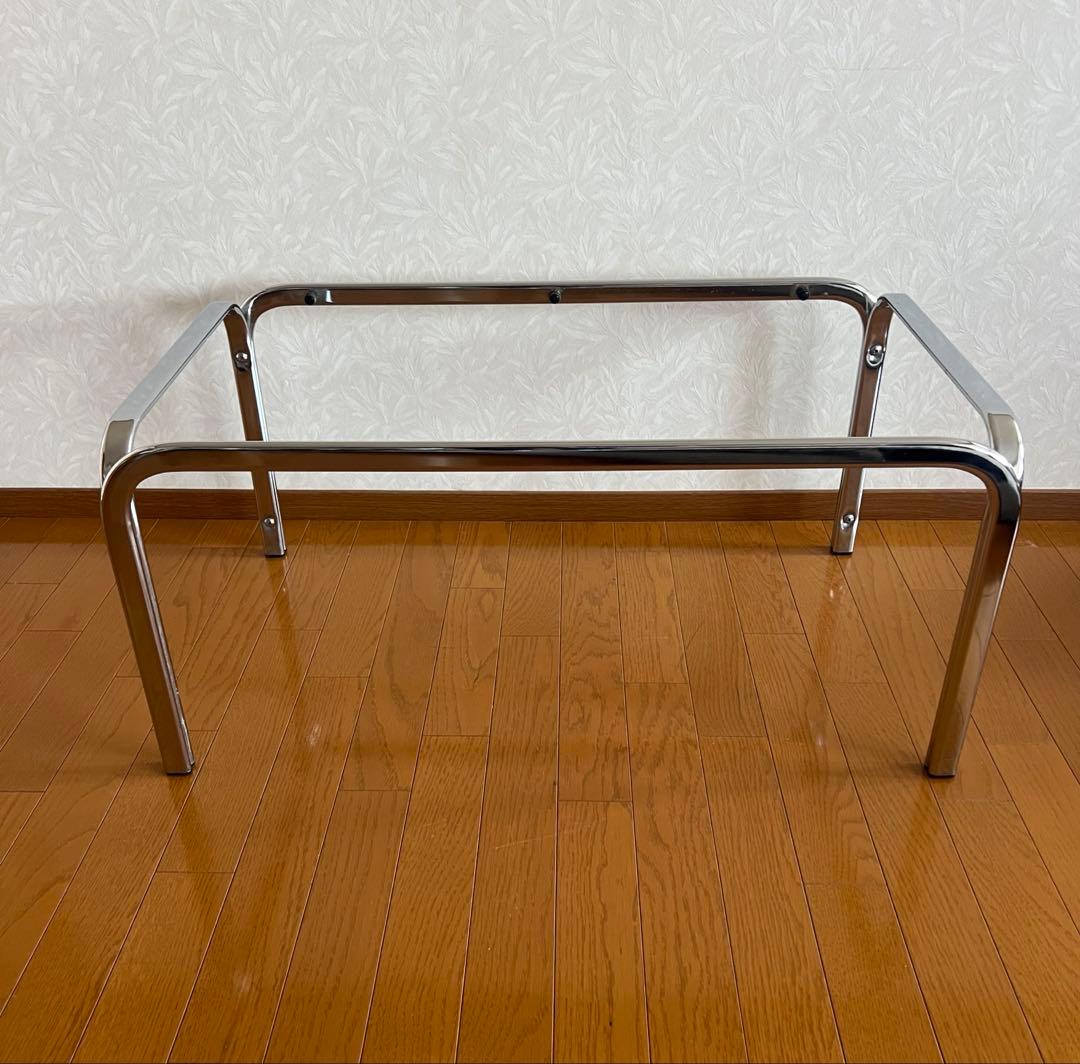 80s 90s ガラステーブル ミッドセンチュリー レトロ スモーク センター