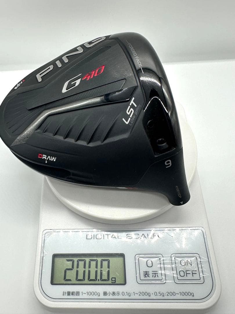 新古品／名器｜G410LSTドライバー｜9度1番ヘッドのみ単品｜ PING／ピン