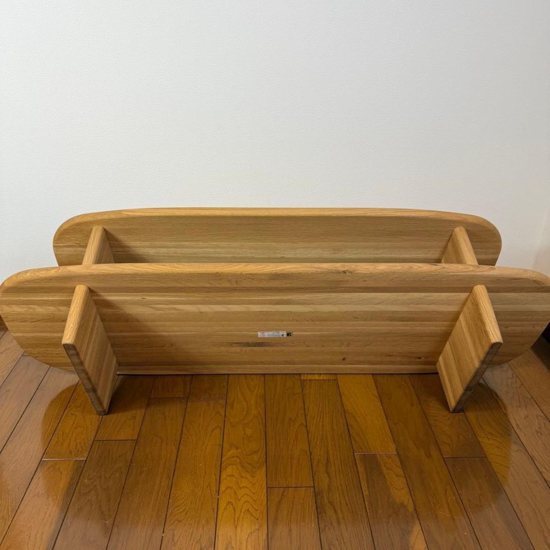 【美品】飛騨産業 キツツキ ビーチ材 ローボード ローテーブル 91232