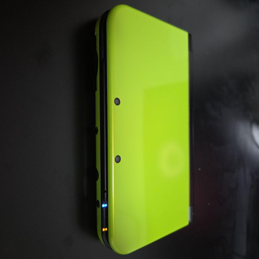 【上下ips】Newニンテンドー3DS LL ライム×ブラック アクセサリセット