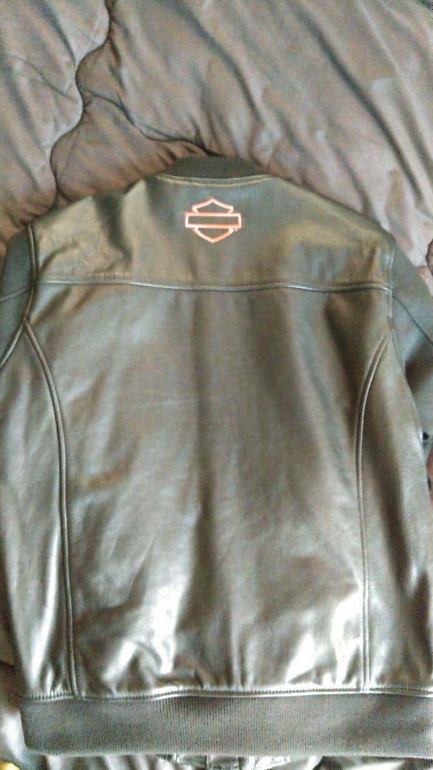 ア*ク様 ハーレーダビッドソン ボンバージャケット ゴートスキン&合成繊維