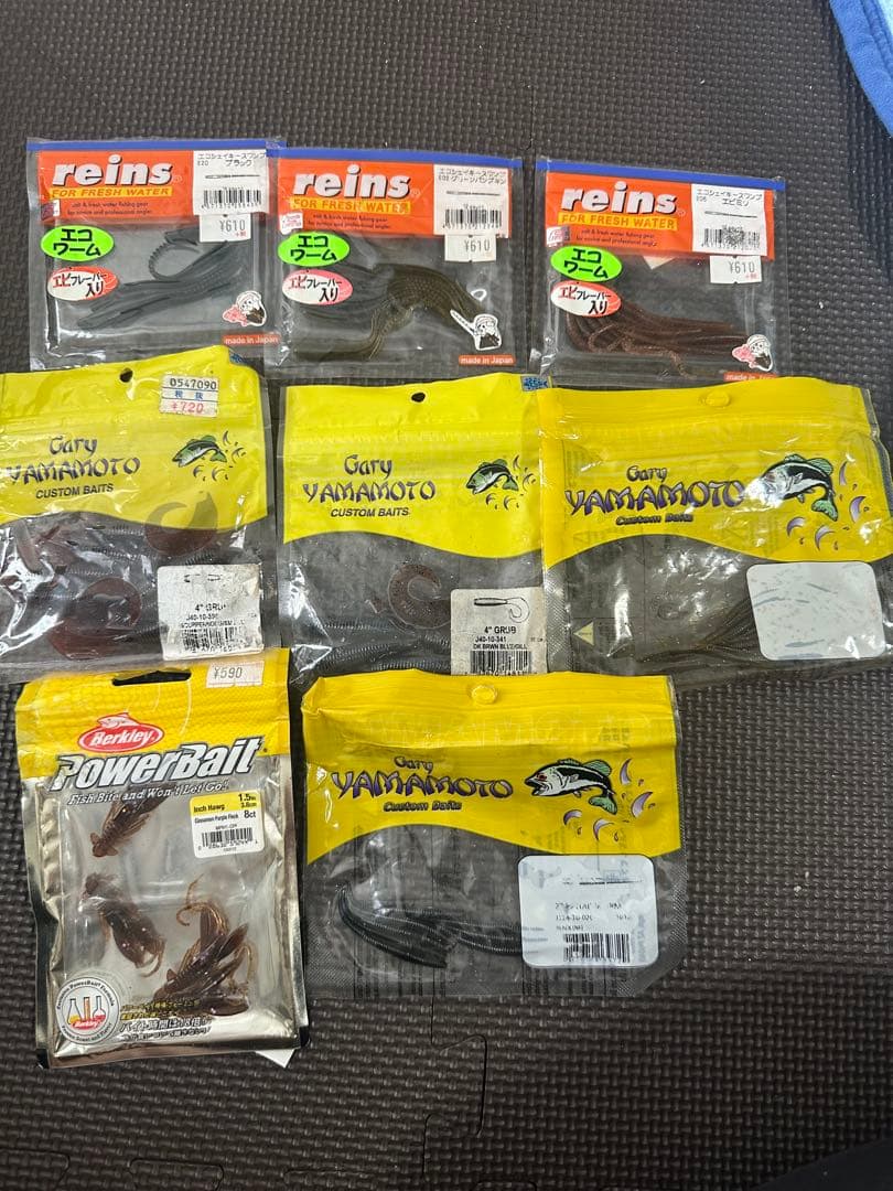 ソフトルアー　セット　中古　バス釣り 釣り