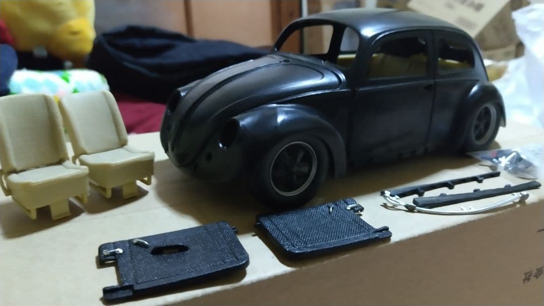 マッドマックス仕様 フォルクスワーゲン1/18スケール。現在レストア中