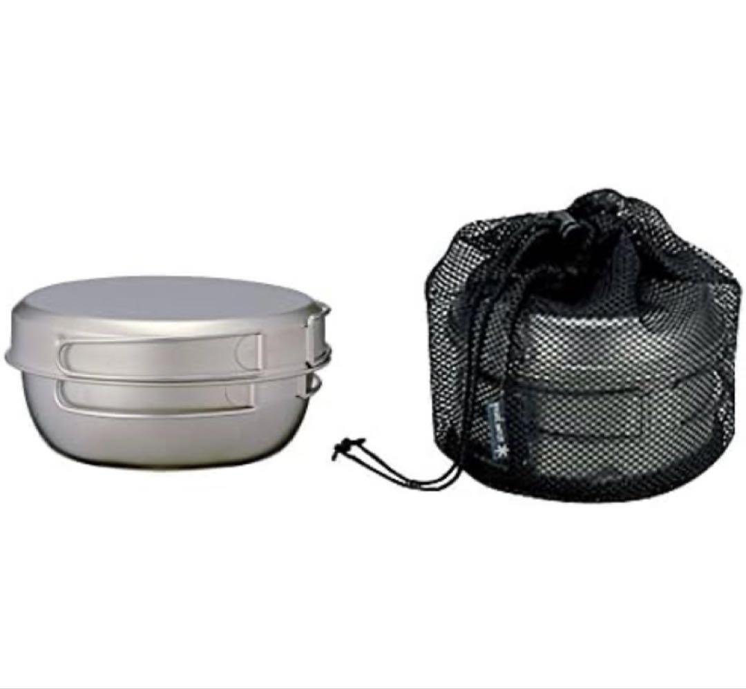 スノーピーク　純チタン食器3点セット　クッカー