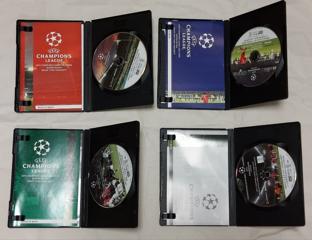 UEFAチャンピオンズリーグ DVD 18本まとめ売り