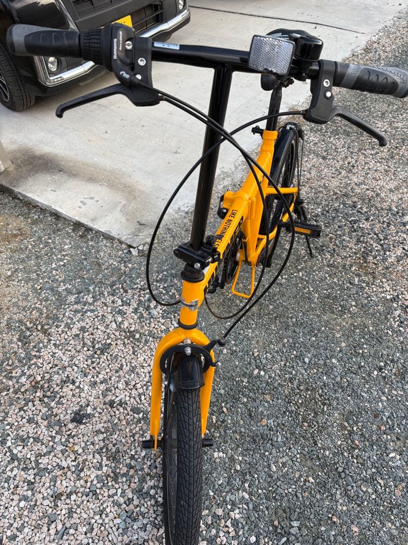 HUMMER 折りたたみ自転車 オレンジ引き取り限定福岡から出品です。