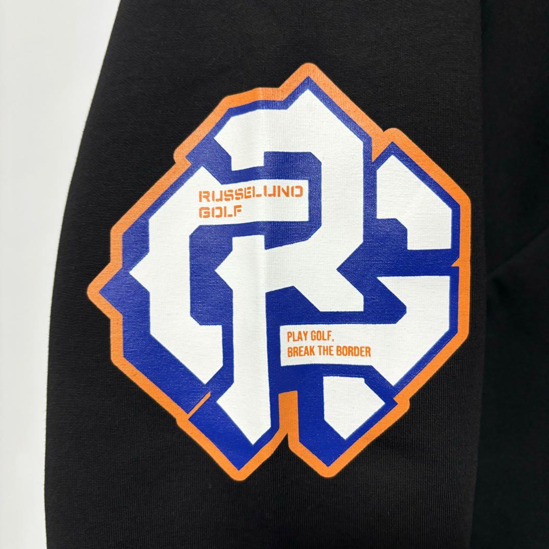 新品 ラッセルノ ゴルフ マスク フーディー マルチロゴ ブラック ゴルフ L5