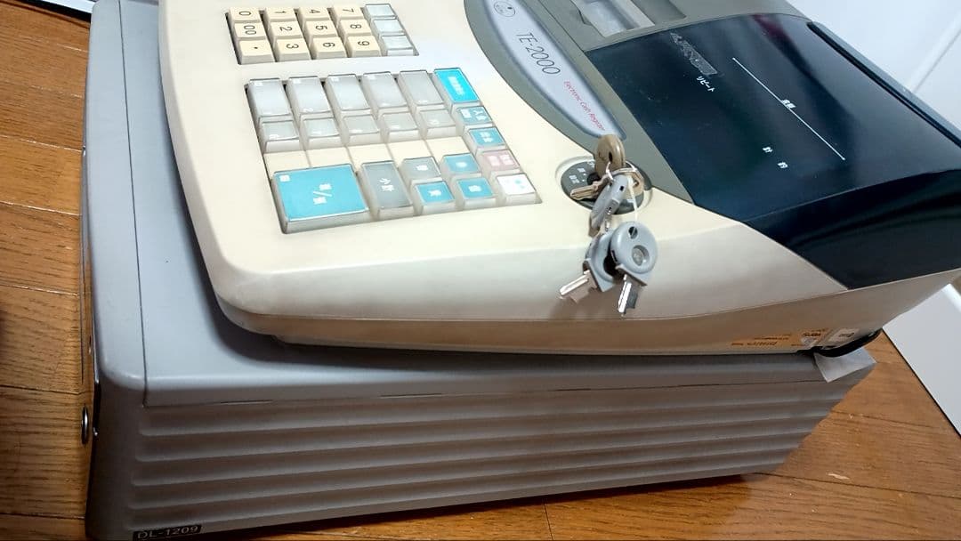 CASIO TE-2000 店名スタンプ　ロール紙