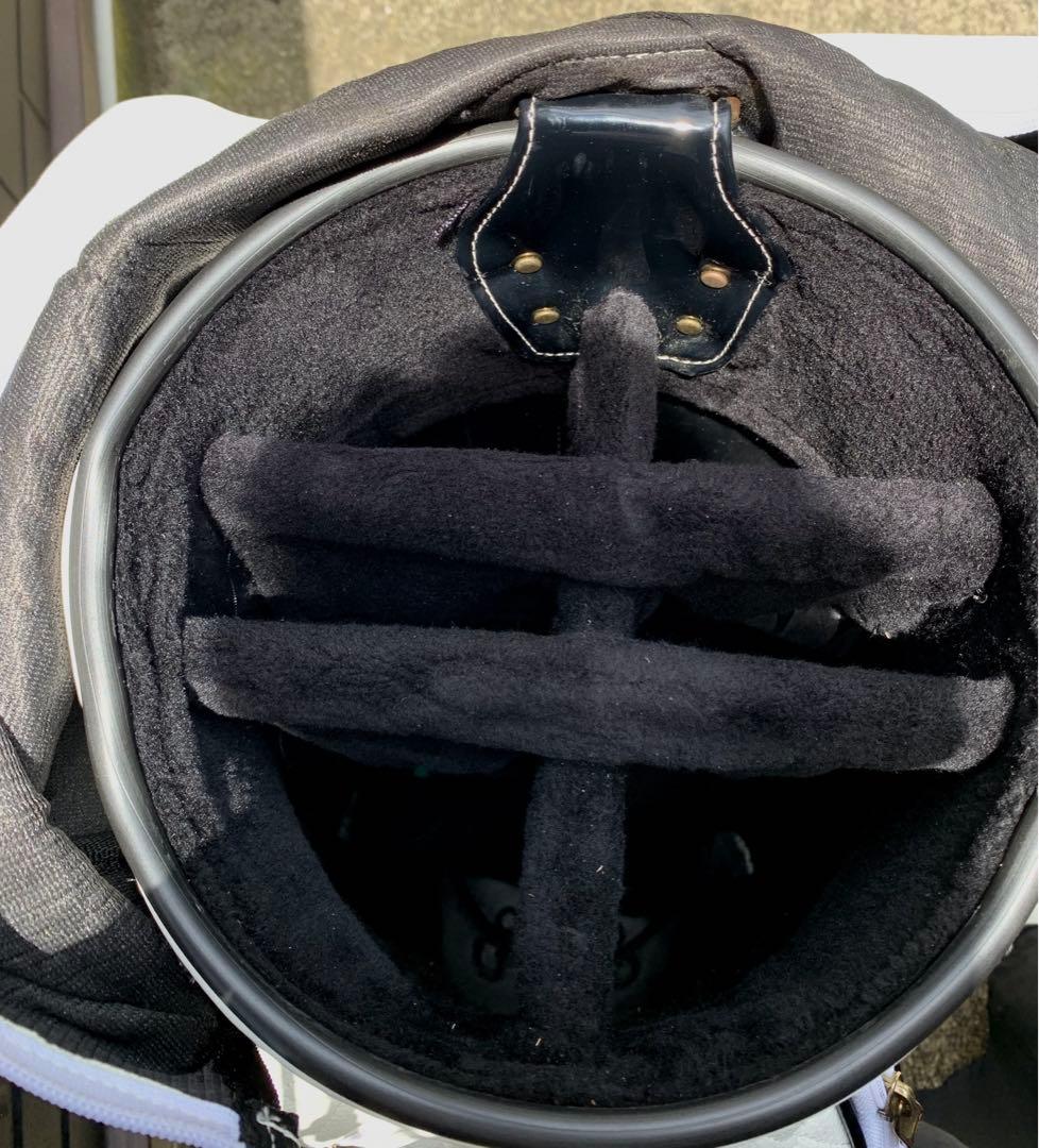 BELDING キャディバッグ　レディース　革　白　ゴルフバッグ　ゴルフ　高級