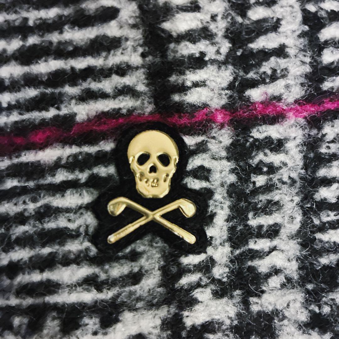 MARK & LONA ショートパンツ ファー スカル ゴルフウェア ウール