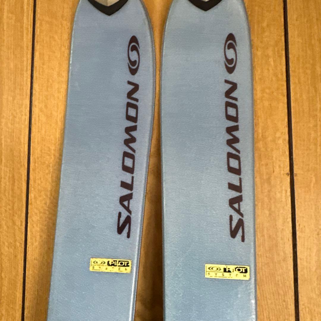 Salomon スキー板 青と黒　170