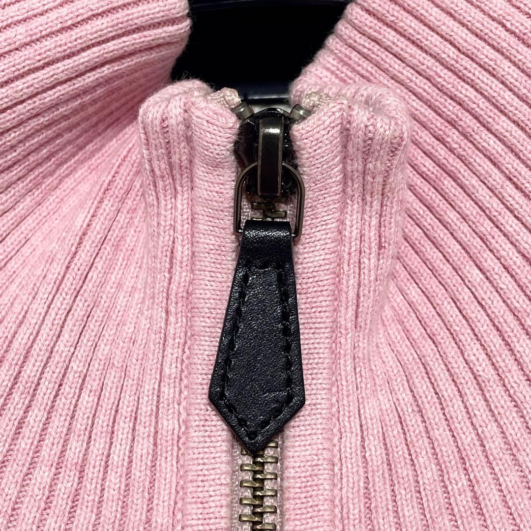 【廃盤品✨】 希少 バーバリーブラックレーベル ドライバーズニット ピンク M