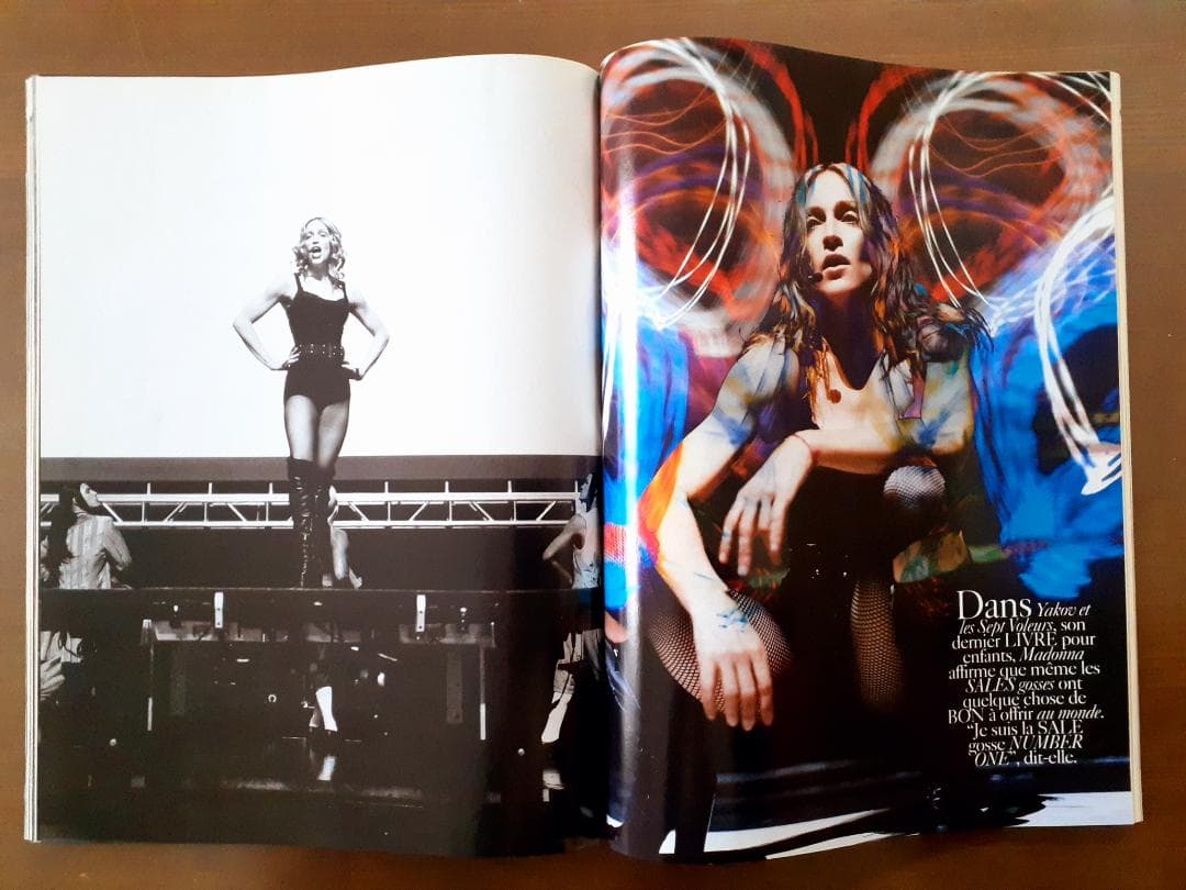 VOGUE Paris 2004年　マドンナ　Madonna 特集号