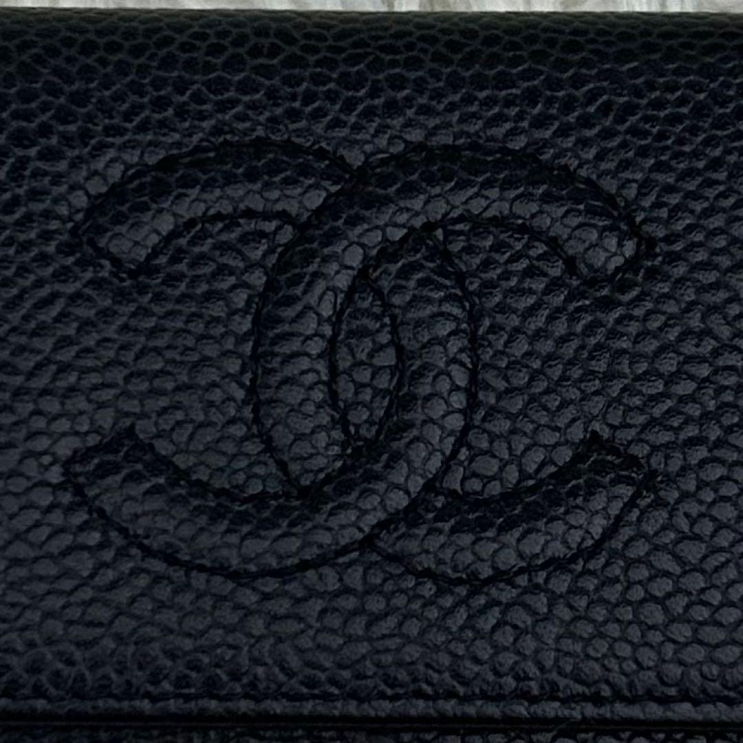 【専用】CHANEL キャビアスキン ココマーク 6連キーケース ブラック