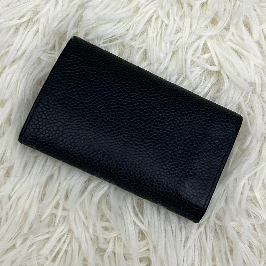 【専用】CHANEL キャビアスキン ココマーク 6連キーケース ブラック