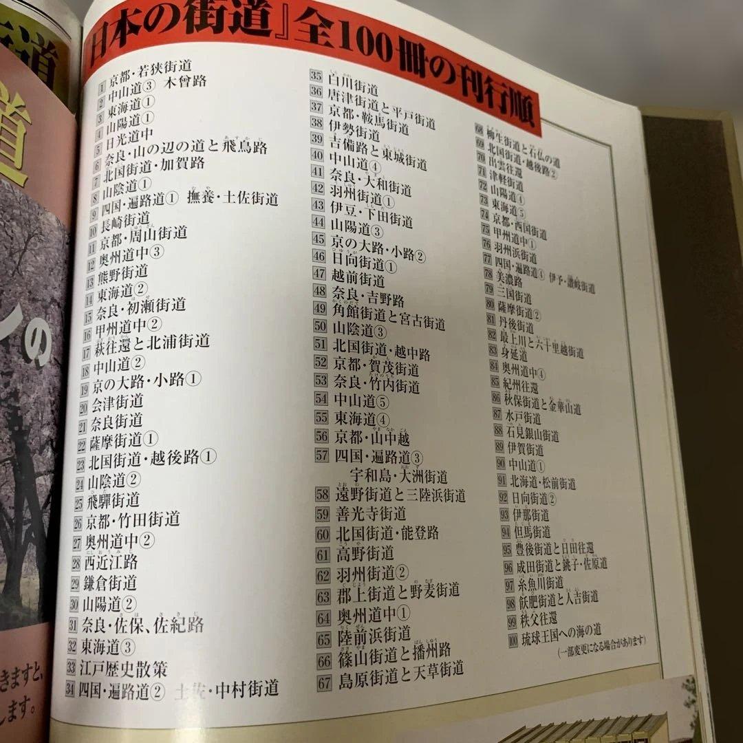 週刊日本の街道分冊百科全100巻バインダー付き(講談社)