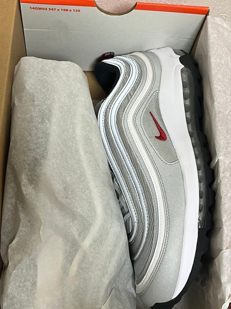 シューズ(男性用) Nike Golf Air Max 97 GOLF Silver Ballet