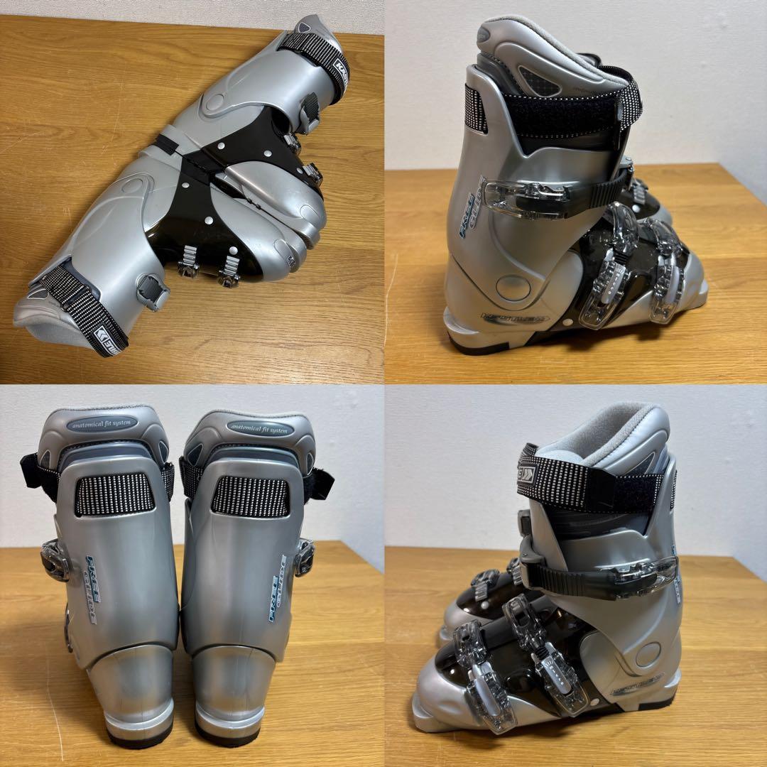 MEGAWAVE 学生・レディース用スキーセット　24-24.5cm 158cm