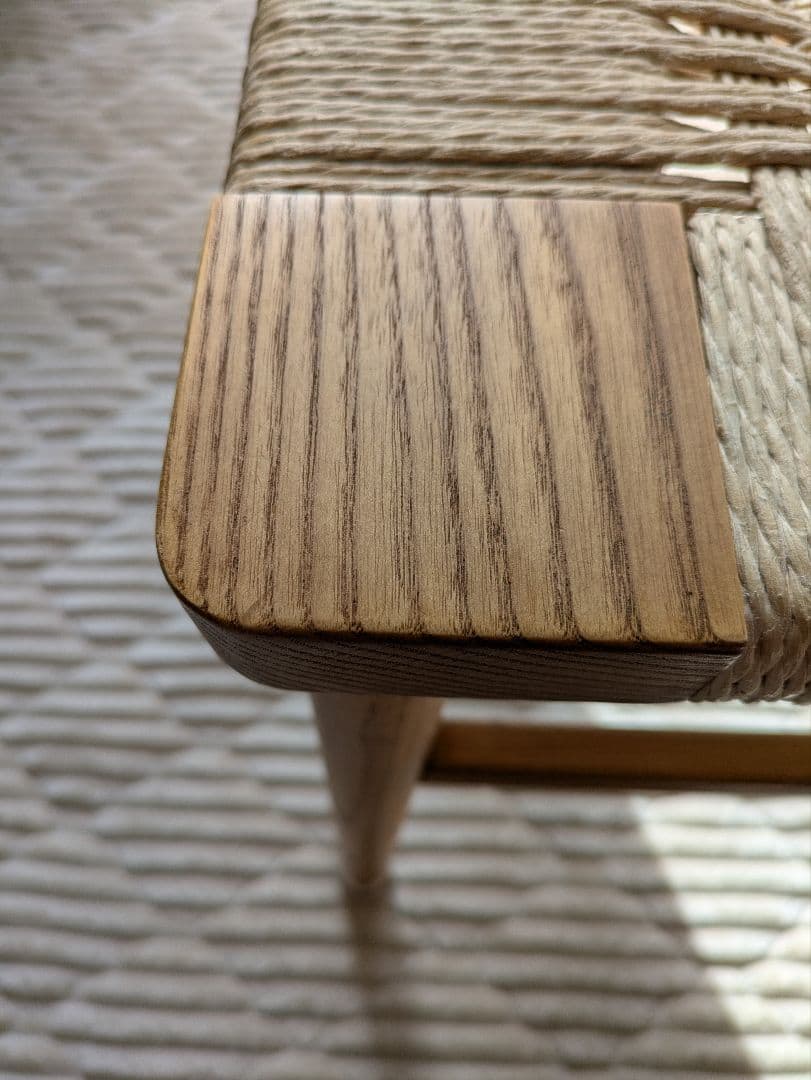 ノルテ家具　ペーパーコード　ベンチ