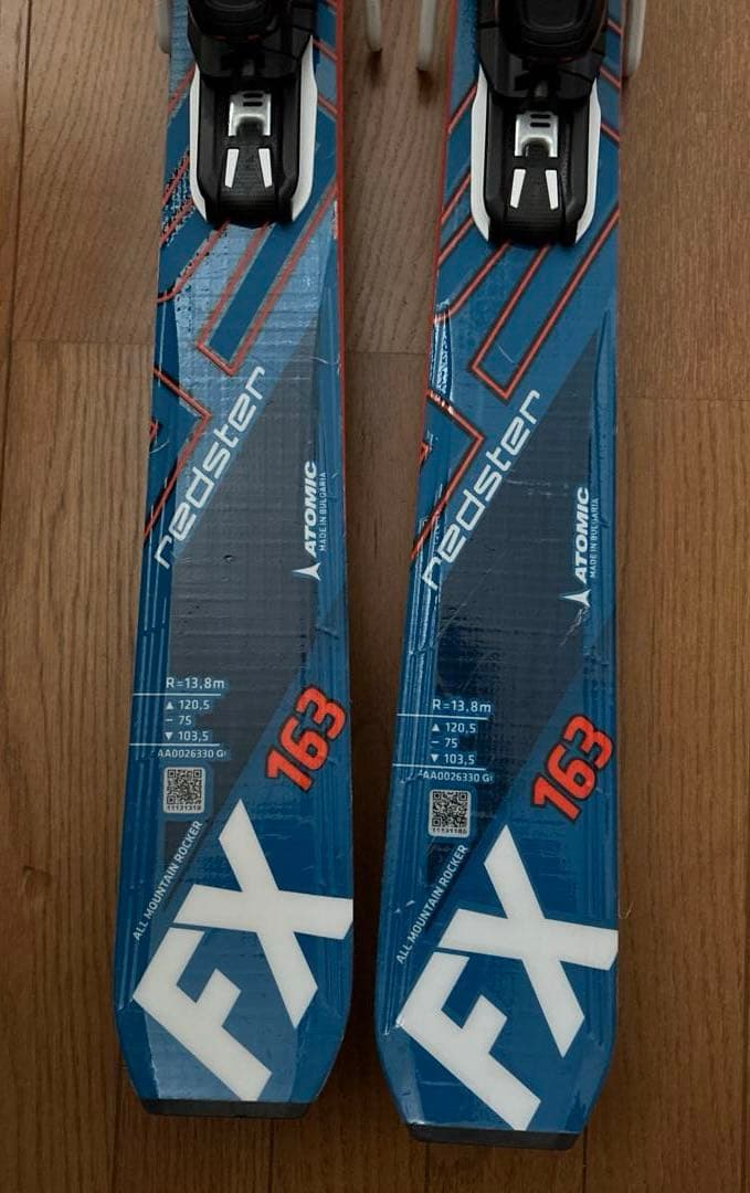 アトミック　ATOMIC REDSTER FX 163 ビンディング付き