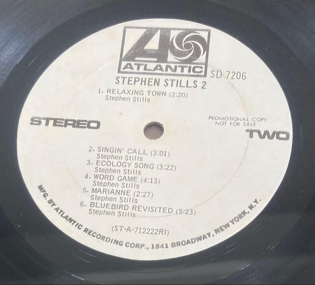 ■最高音質盤◾️USオリジナル白ラベルプロモ盤■STEPHEN STILLS /