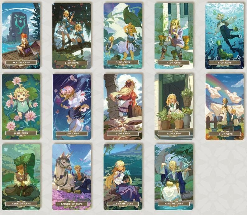 【正規品タロットカード】まるでゲームの世界観✨旅人の歌のタロット／ポータブル版