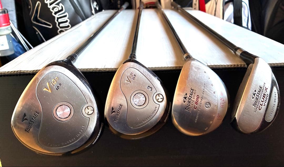 ツアーステージ入門用ゴルフクラブセット（UTとバックのオマケ付き）