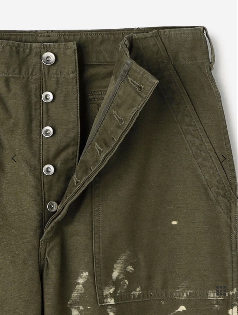 パンツ AURALEE WASHED BAGGY SATINBLEACHED BAKER