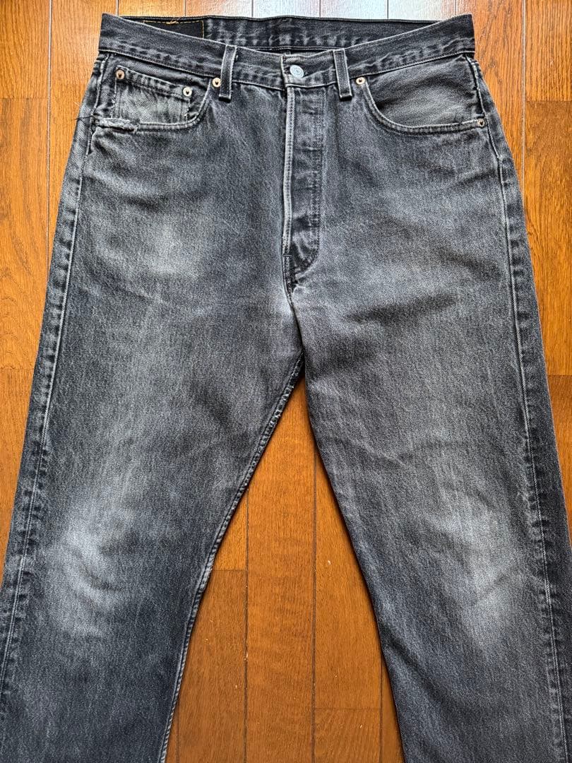 希少【90s】Levi's 501 USA製 サルファブラック W33