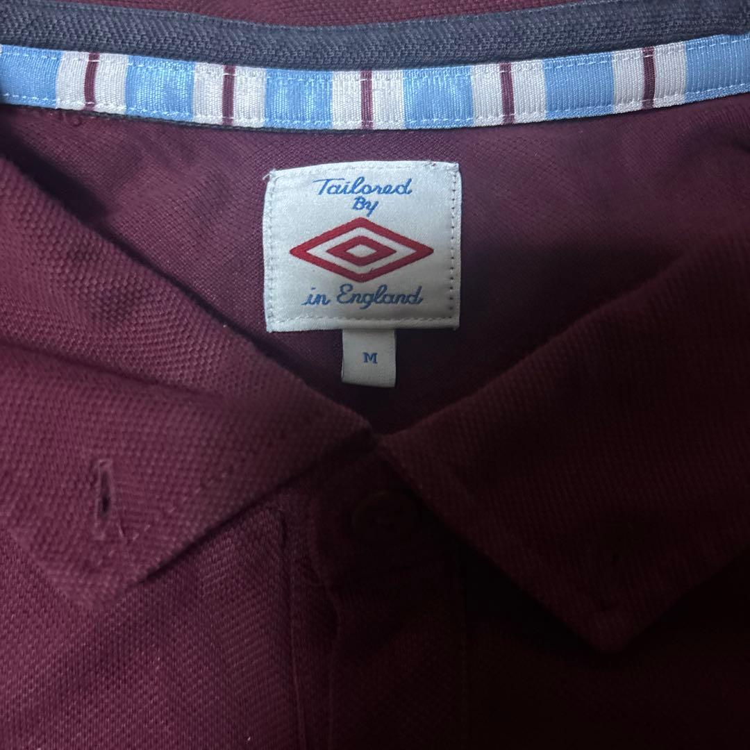 【超希少デザイン】アンブロxマンチェスターシティ ボーダーポロシャツ M