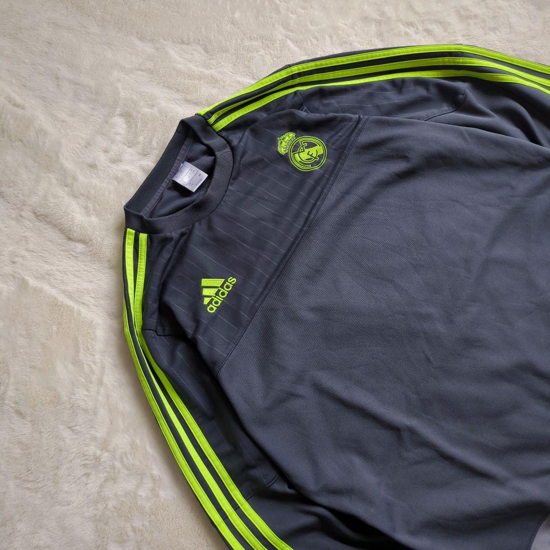 アディダス スウェット レアルマドリード ラリーガ サッカー グレー メンズ