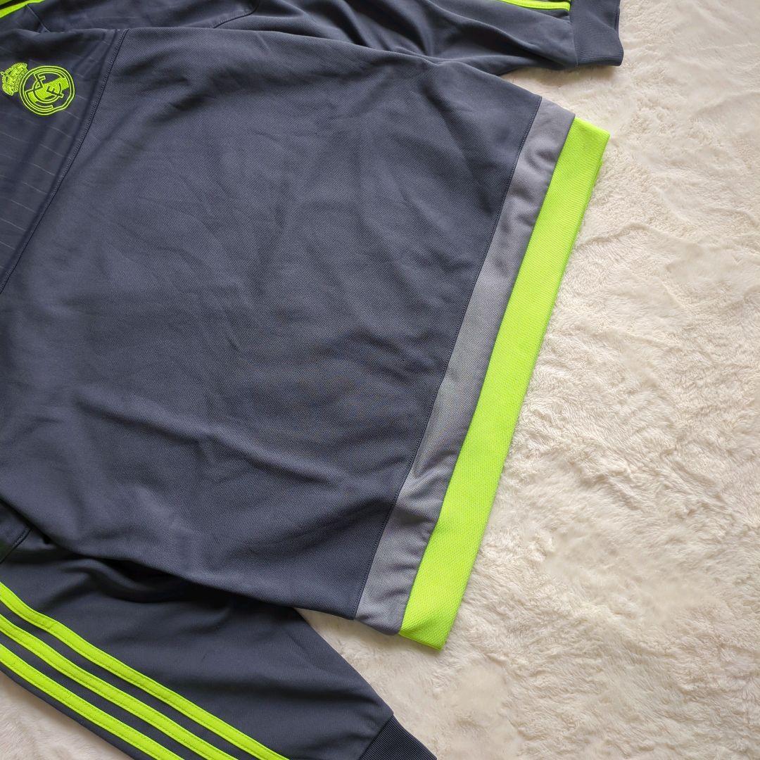 アディダス スウェット レアルマドリード ラリーガ サッカー グレー メンズ