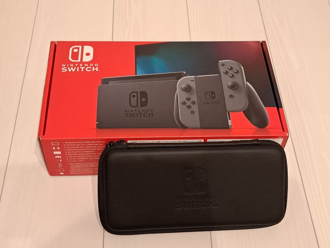 【美品】Nintendo Switch　バッテリー強化版モデル　新パッケージ版