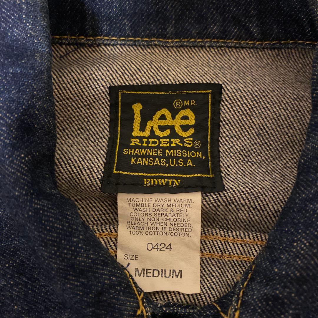LEE RIDERSダークブルー デニムジャケットメンズM